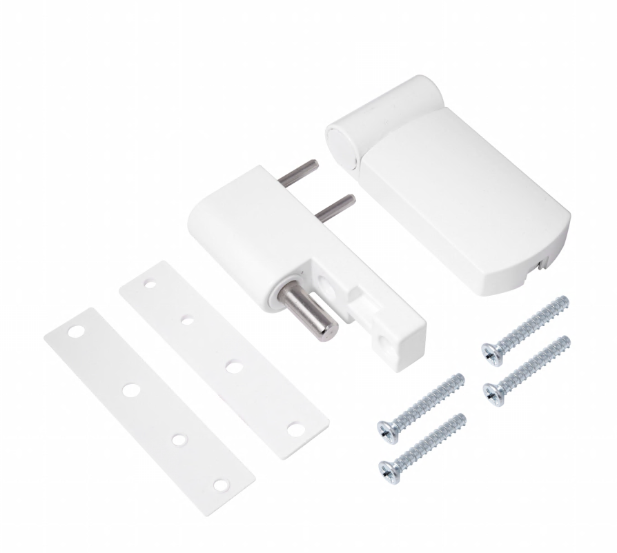 ЛДМ DH-R27.1 (02) (ан. Roto PS-27) 140 кг. Белый Ral 9016  Эконом Дверная петля для ПВХ (30)