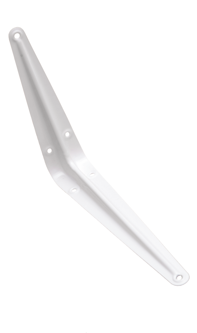 Уголок д/полок Кунгур МК 125*150 белый (100,40,10!!!) 