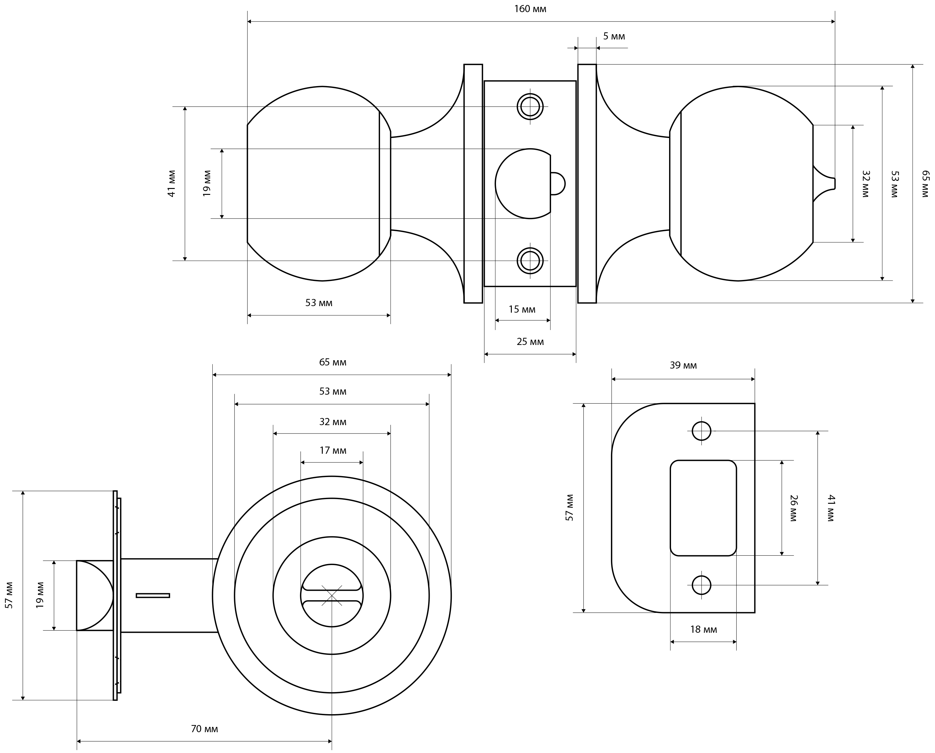 СТАНДАРТ 607 ET AB бронза кл/фикс Защёлка (30)