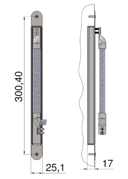 Крит кабель-переход КП-300 (WCB001-304) арт.03849 длина 30 см (50)
