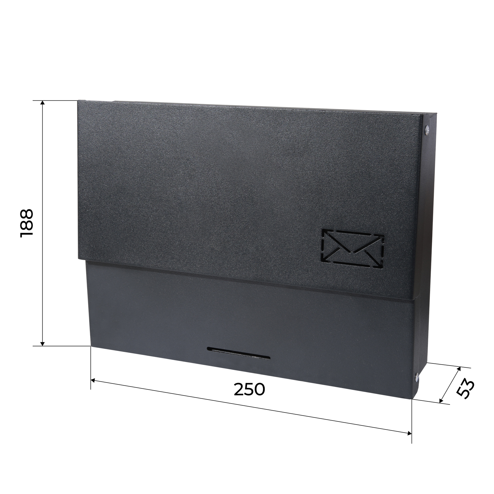 Ящик почтовый Птимаш №6010 черный