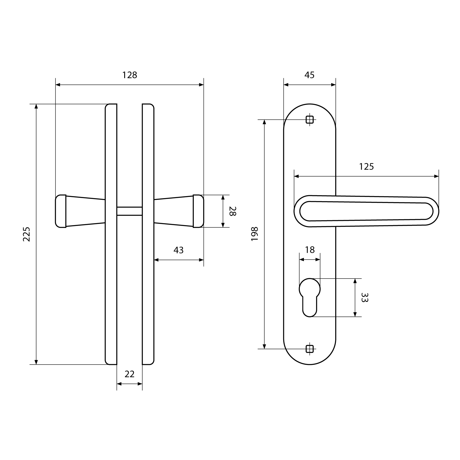 Птимаш HP09 медь м/о 68мм для кит.мет.дверей Ручки на планке (10)