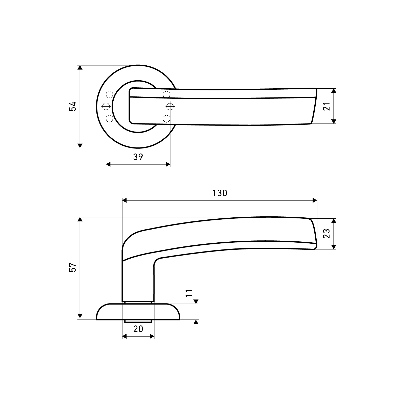 АЛЛЮР АРТ "ВЕРНЕР" SN (1180) мат.никель С НАКЛАДКОЙ Комплект ручек (20)