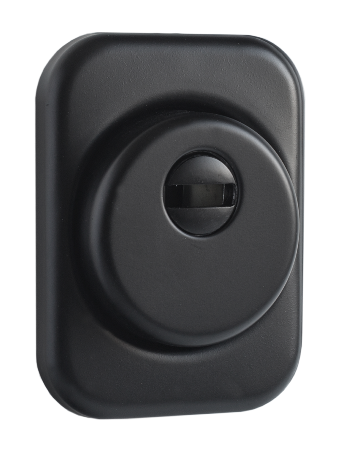 Броненакладка для ц/м INERTA 16-7+ZS17-HL BLACK (100мм) черная без/чашки (40)