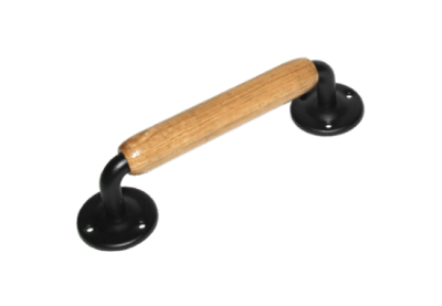 Домарт  мод.13 (220мм) дуб черная Ручка-скоба декоративная (10)