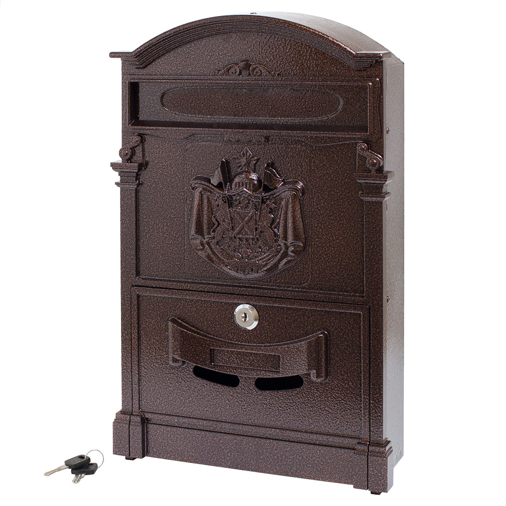 Ящик почтовый АЛЛЮР №4010 медь (5)