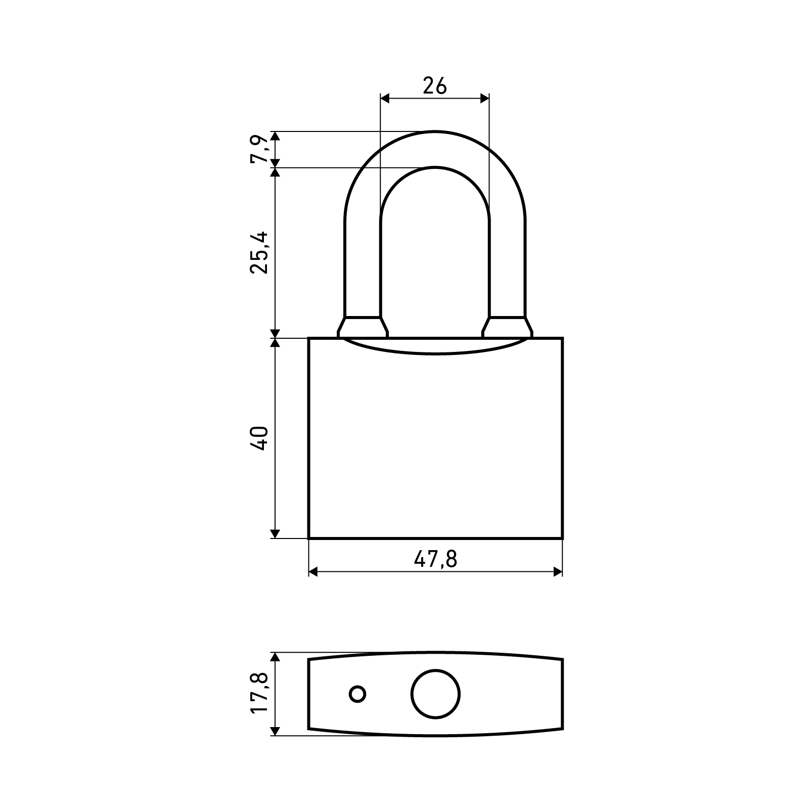 АЛЛЮР ВС1Ч-350 d8мм полимер 5кл. Замок навесной (72,6!!!)