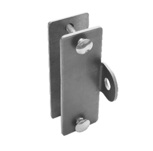 Домарт Проушина гаражная 50*150 (толщ.4мм) планка, крепеж б/п d 15мм (10) 