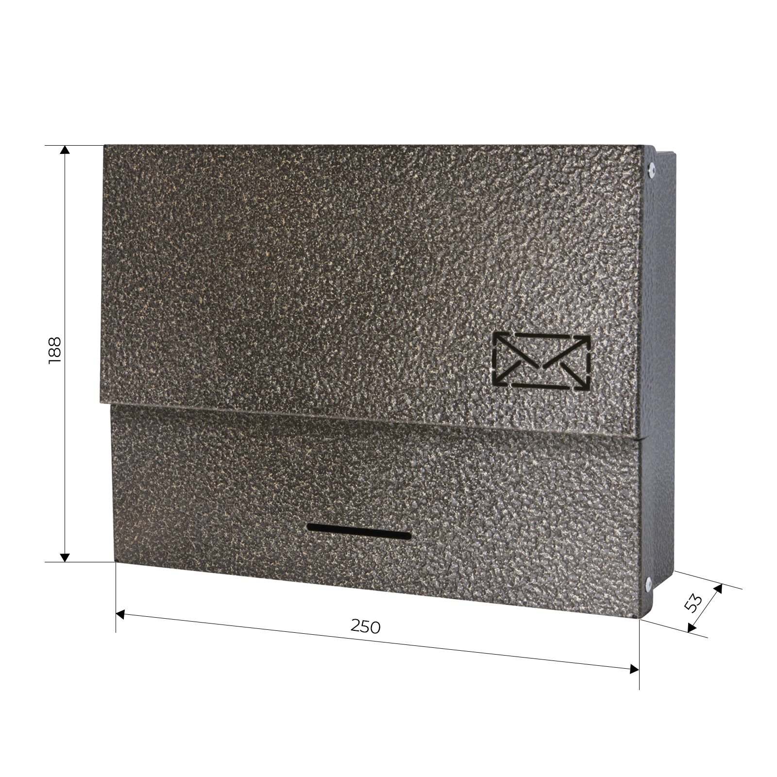 Ящик почтовый Птимаш №6010 бронза