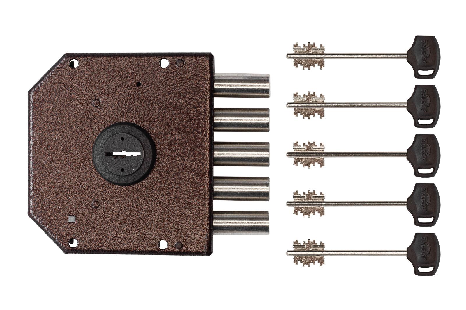 Эльбор  1.06.51.5.5 Гранит  б/о Замок накладной тяж (10)