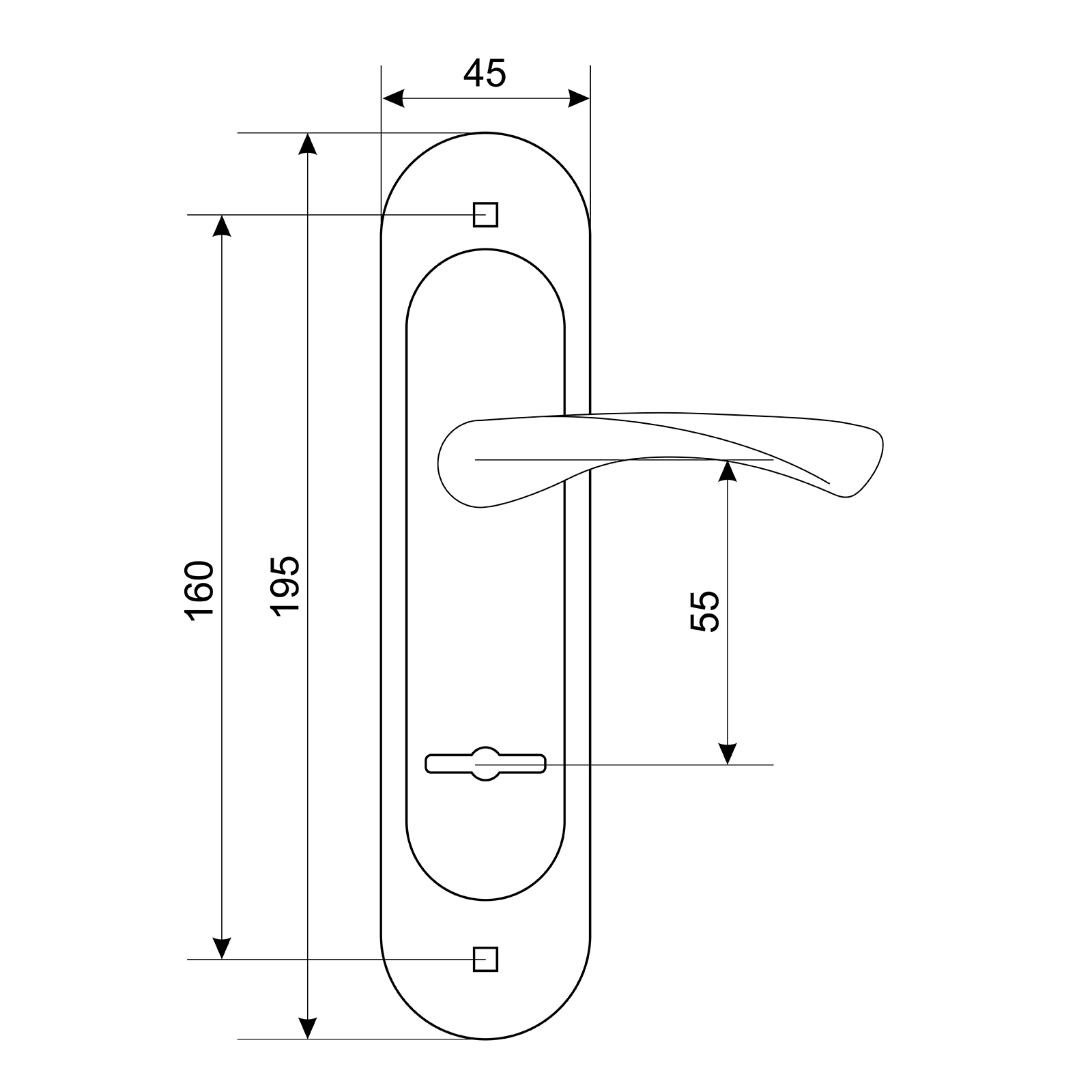 Птимаш к ЗВ9-4.07 хром Ручки на планке (15)