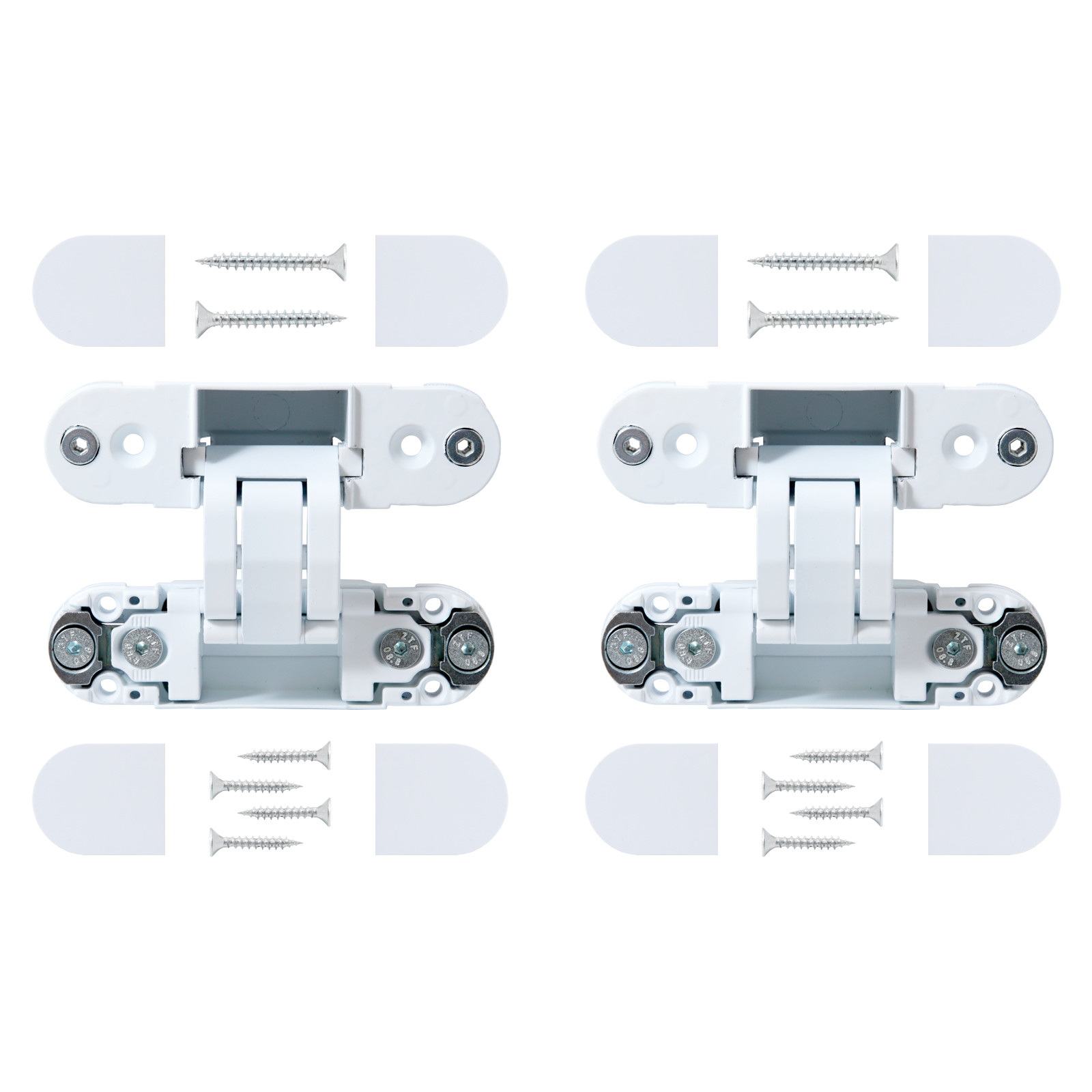 АЛЛЮР АРТ 110*30 3D матовый белый RAL 9016 ЦЕНА ЗА 2 шт.Петля дверная скрытая (16)