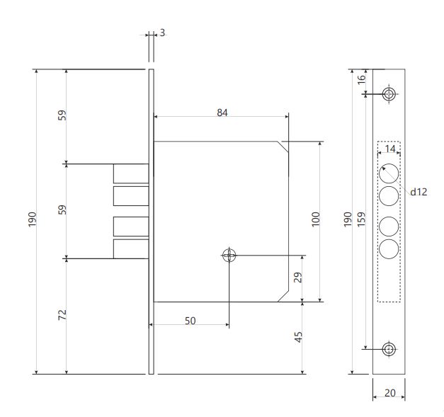 Апекс 99-К-G 5кл  Замок врезной б/руч (28,7)