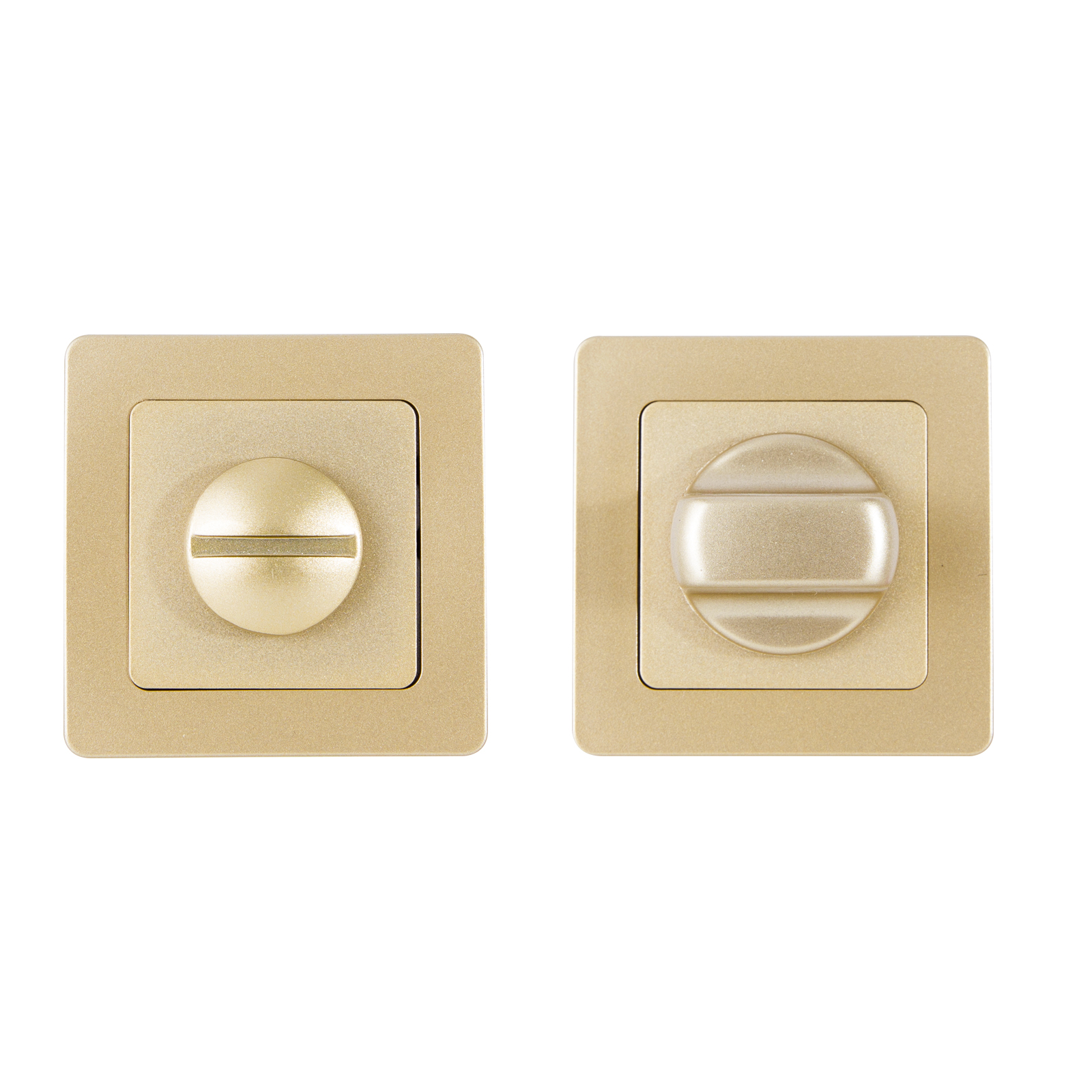 Сантехническая завертка к ручкам СТАНДАРТ P-BK-S1 MSG матовое золото (100,5)