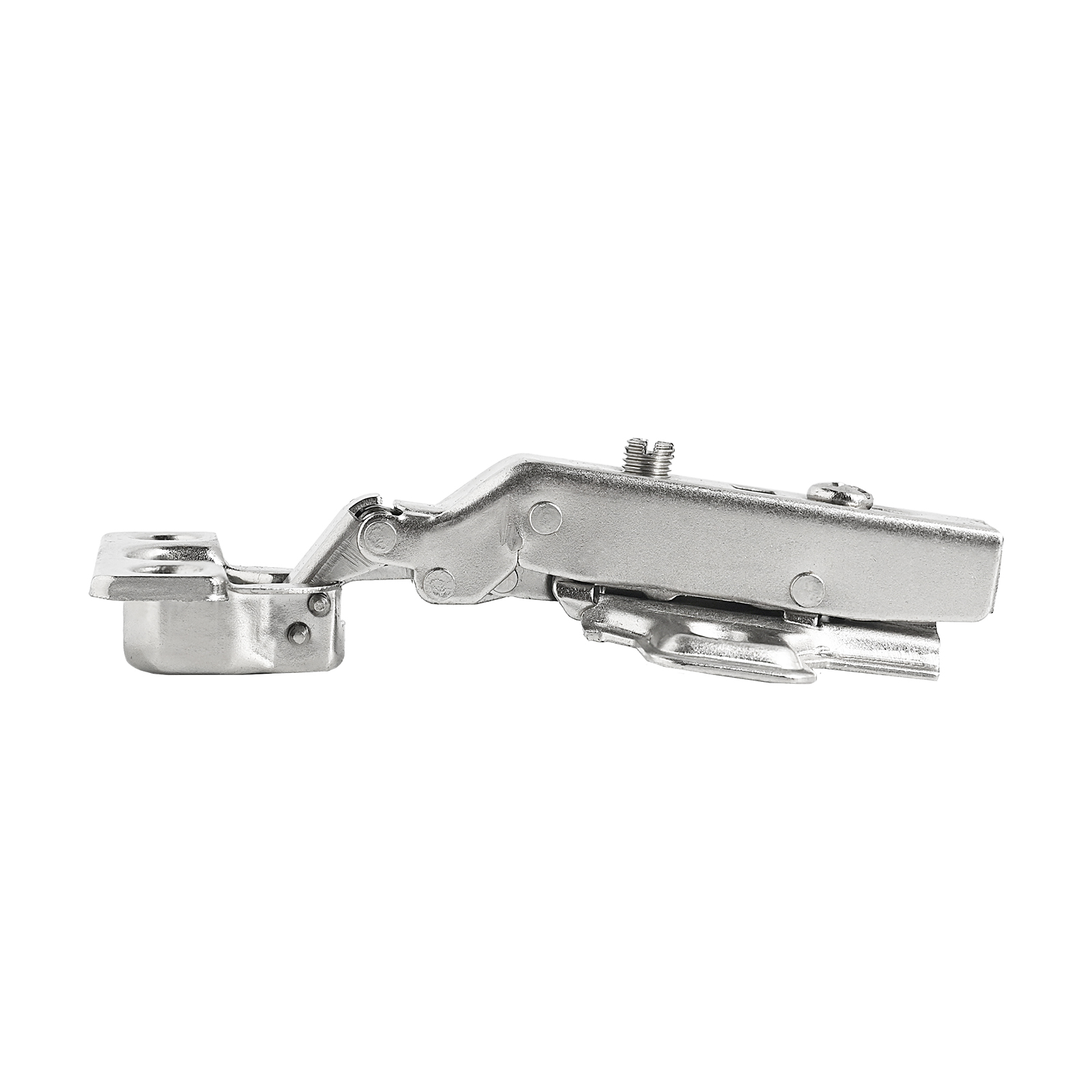 StahlBuro D26 Clip-on (Клип-Он) 2 шт., хром. Мини петля мебельная полунакладная с доводчиком (50)
