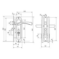 БУЛАТ ЗВ4-1.70.03.07 НОМОС титан 5 перф.кл. Замок врезной с/руч (12) БУЛАТ ЗВ4-1.70.03.07 НОМОС титан 5 перф.кл. Замок врезной с/руч (12)