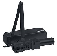 NOTEDO Доводчик дверной DC-020-200 DA с кожухом и кронштейном BLACK до 200 кг (4)