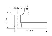 RENZ DH 37-08 SN/NP Сицилия никель матовый/никель блестящий Комплект ручек (20)