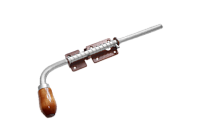 Засов Домарт с пружиной 300мм медь антик d-16мм (5)