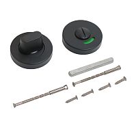 Сантехническая завертка к ручкам СТАНДАРТ 02WC SS BLACK ЧЕРНАЯ INOX нержавеющая сталь (60,3)