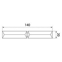 БУЛАТ 20х140 капл. РЕГУЛИРУЕМАЯ с запрес. шариком шарнир-петля под сварку (36) Упакованная 