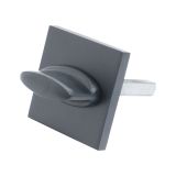 Поворотник БУЛАТ НДФ 02.02 ФЕРОНА матовый черный, квадрат 8х8 мм (10,100)