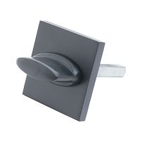 Поворотник БУЛАТ НДФ 02.02 ФЕРОНА матовый черный, квадрат 8х8 мм (10,100)