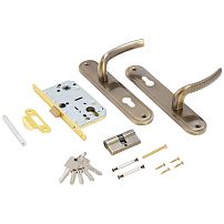 АЛЛЮР ЗВ 7-132/85 AB ст. бронза Замок врезной с/руч (20)