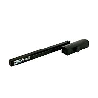 БУЛАТ Доводчик дверной PROFI (ПРОФИ) ДД 802/3 AH-B (40-80 кг) черный, морозостойкий со скольз.тягой