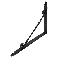 Кронштейн фигурный Домарт мод.2 (350*250) черный (10) Кронштейн фигурный Домарт мод.2 (350*250) черный (10)