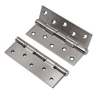 RENZ 125-4BB FH SN 4 подш матовый никель 125*75 Петля дверная 2 шт (50;1!!!)