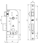 Д-град Зенит ЗВ7-70.4-02 медь Замок врезной с/руч (15) Д-град Зенит ЗВ7-70.4-02 медь Замок врезной с/руч (15)