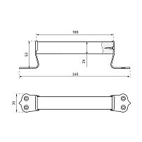 Киров Секрет РСД-180 Круглая св.дерево Ручка-скоба (100) Киров Секрет РСД-180 Круглая св.дерево Ручка-скоба (100)
