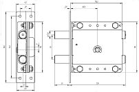 С-Пб Барьер-Каре М Замок накладной (10)