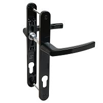 БУЛАТ РФ 85.25.02.9005 УРАЛ черный с пружин. м/о 85 "под пальчики" для узкопроф. Комплект ручек (30)