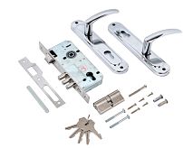 Д-град Зенит ЗВ4-85.3-02 хром м/о 85 мм Замок врезной с/руч (10) Д-град Зенит ЗВ4-85.3-02 хром м/о 85 мм Замок врезной с/руч (10)