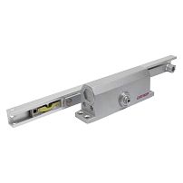 АЛЛЮР Доводчик дверной COMFORT(КОМФОРТ) ДД 168/3-4 AH-S (до100 кг)серебро RAL9006 со скольз.тягой