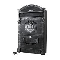 Ящик почтовый АЛЛЮР №4010В старое серебро (5) Ящик почтовый АЛЛЮР №4010В старое серебро (5)