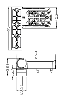 ЛДМ FORWIN (Форвин) DH-R-23.2 (Ral 9016) петля до 100 кг белая для пластик. дверей (30) ЛДМ FORWIN (Форвин) DH-R-23.2 (Ral 9016) петля до 100 кг белая для пластик. дверей (30)