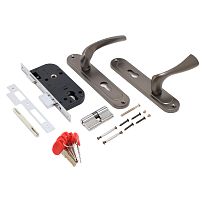 БУЛАТ ЗВ4-1.70.03.03 НОМОС графит 5 перф.кл. Замок врезной с/руч (12) БУЛАТ ЗВ4-1.70.03.03 НОМОС графит 5 перф.кл. Замок врезной с/руч (12)