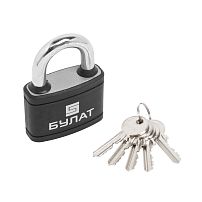 БУЛАТ ВС 365 ПЛ чугунный в пластике 5кл. d=9мм Замок навесной (36,6) БУЛАТ ВС 365 ПЛ чугунный в пластике 5кл. d=9мм Замок навесной (36,6)