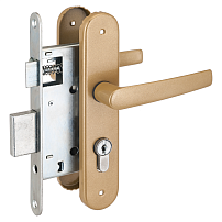 Птимаш ЗВ4-3.08 голд СТЯЖКИ Замок врезной с/руч (10) Птимаш ЗВ4-3.08 голд СТЯЖКИ Замок врезной с/руч (10)