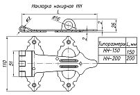 Н.Новгород накладка накидная НН-150-SL черный матовый (10) Н.Новгород накладка накидная НН-150-SL черный матовый (10)