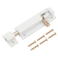 Апекс DB-05-80-W белый (500-80-W) Шпингалет накладной (200,20) Апекс DB-05-80-W белый (500-80-W) Шпингалет накладной (200,20)