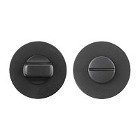 Сантехническая завертка к ручкам ALLUR ART COLLECTION BK-R5 BL(75150) матовый черный (100,10)