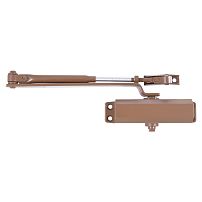 АЛЛЮР Доводчик дверной COMFORT(КОМФОРТ) ДД 132/2-3 A-С (до80 кг) коричн. RAL8024 морозостойкий (10)