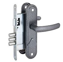 Омега Д-град ЗВ9.1-02 серебро м/о 67 Замок врезной с/руч (10)