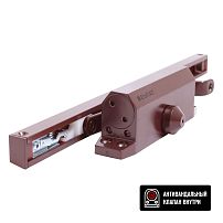 БУЛАТ Доводчик дверной ARCTIC (АРКТИК) ДД 502/4 AH-С (40-90кг) коричн. со скольз.тяг, морозостойкий