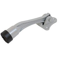 Фиксатор дверной АЛЛЮР КН-130 РУ (козья ножка) Серый (серебро) (RAL9006) (100,25) Фиксатор дверной АЛЛЮР КН-130 РУ (козья ножка) Серый (серебро) (RAL9006) (100,25)