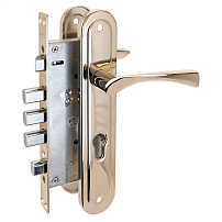 Апекс Т-0523-С-G-L  лев без ц/м с/руч зол ЗЩ ЗД Замок врезной тяж (10) Апекс Т-0523-С-G-L  лев без ц/м с/руч зол ЗЩ ЗД Замок врезной тяж (10)